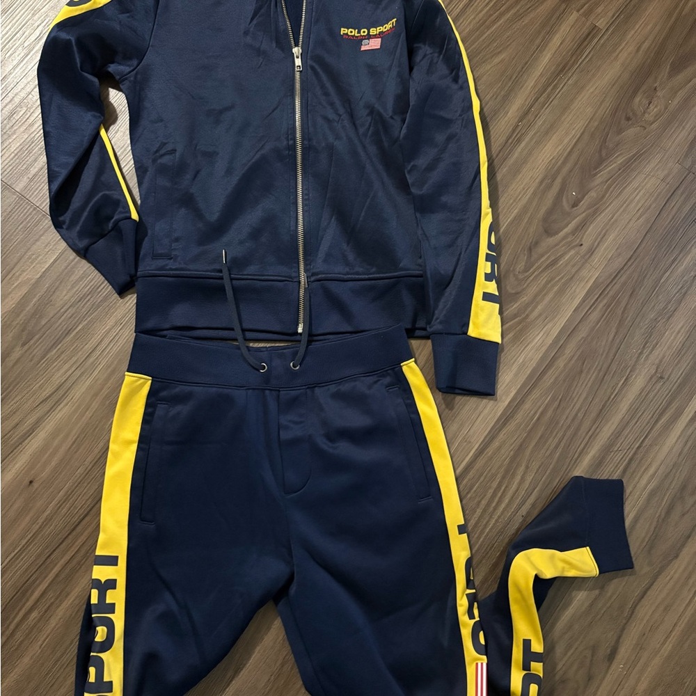 Ralph Lauren Polo Sport Navy and Yellow Jacket